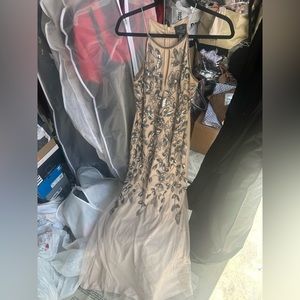 Sequin and tulle gown